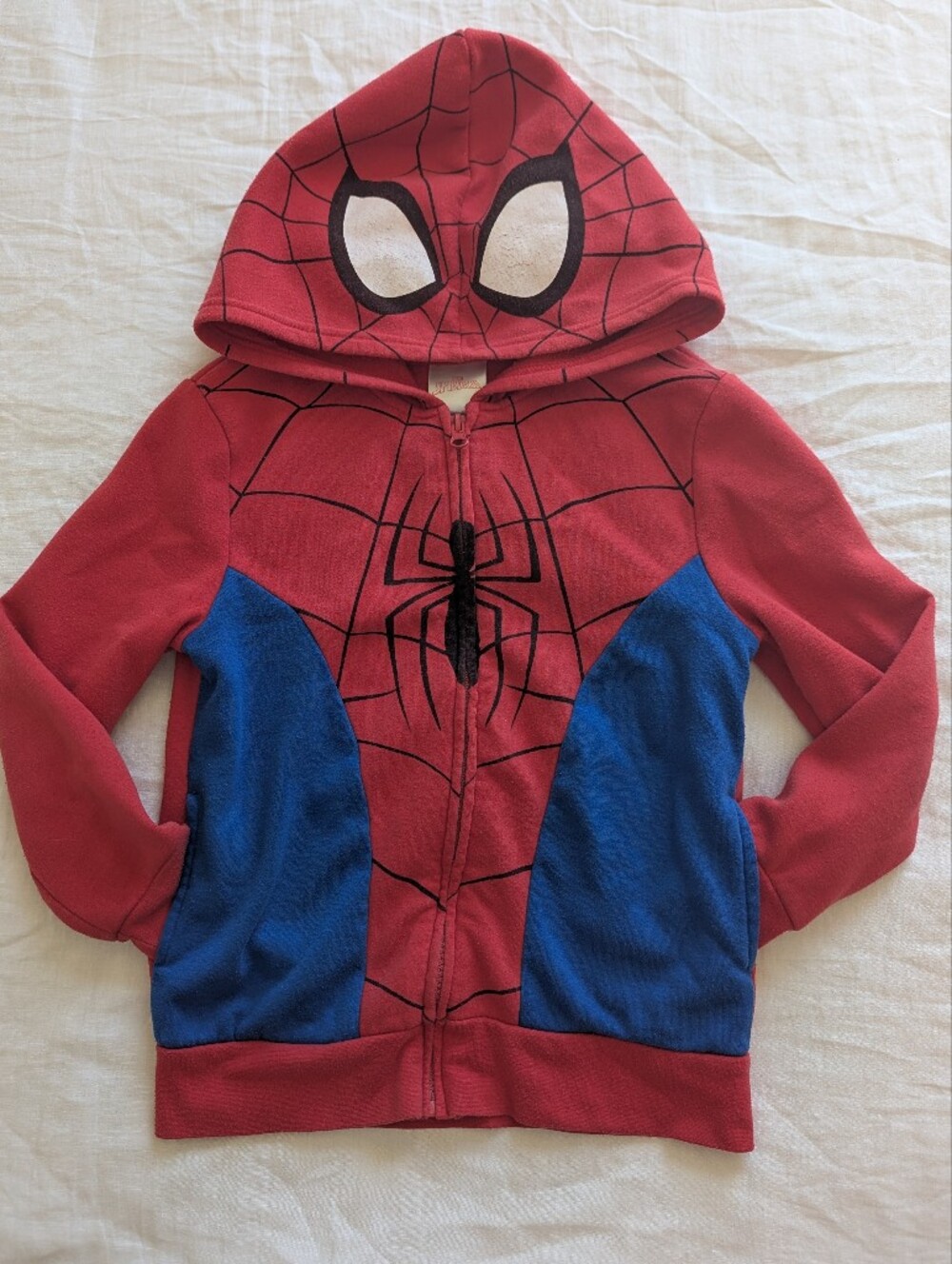 Spider-Man Red & Blue Kids Hooded Sweatshirt